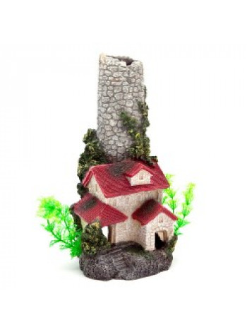 Замок (15*14,5*28) см искусственные декорации для аквариума