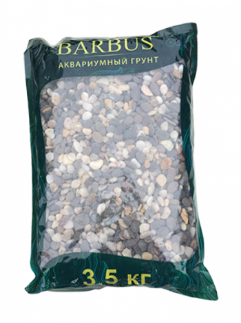 Грунт BARBUS галька Феодосия, 4-8 мм 3,5 кг